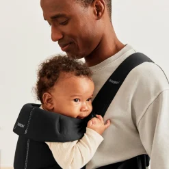 Bæreseler, Strækvikler & Bærestole|BABYBJORN Babybjörn Mini Bæresele Woven, Sort