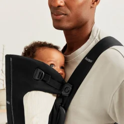 Bæreseler, Strækvikler & Bærestole|BABYBJORN Babybjörn Mini Bæresele Woven, Sort