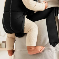Bæreseler, Strækvikler & Bærestole|BABYBJORN Babybjörn Mini Bæresele Woven, Sort
