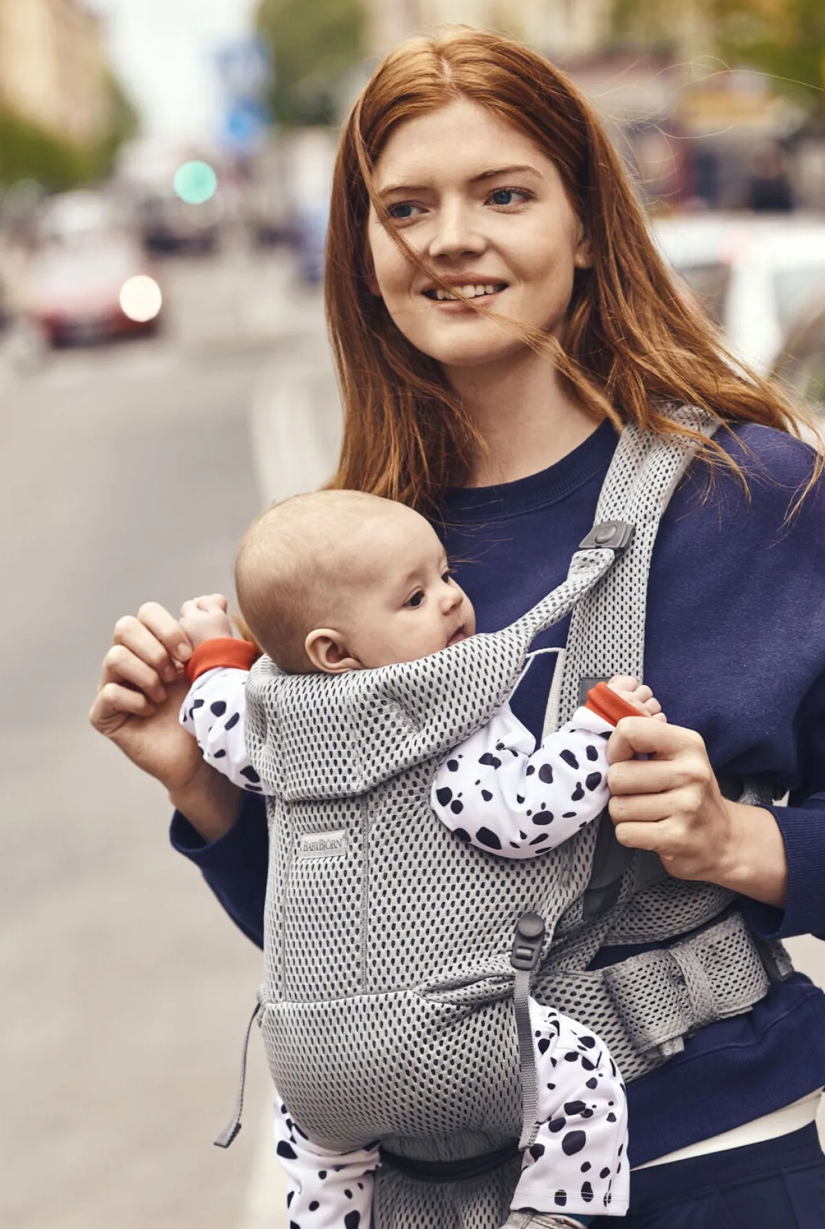 Bæreseler, Strækvikler & Bærestole|BABYBJORN BabyBjörn Move Bæresele 3D Mesh, Grey Grå