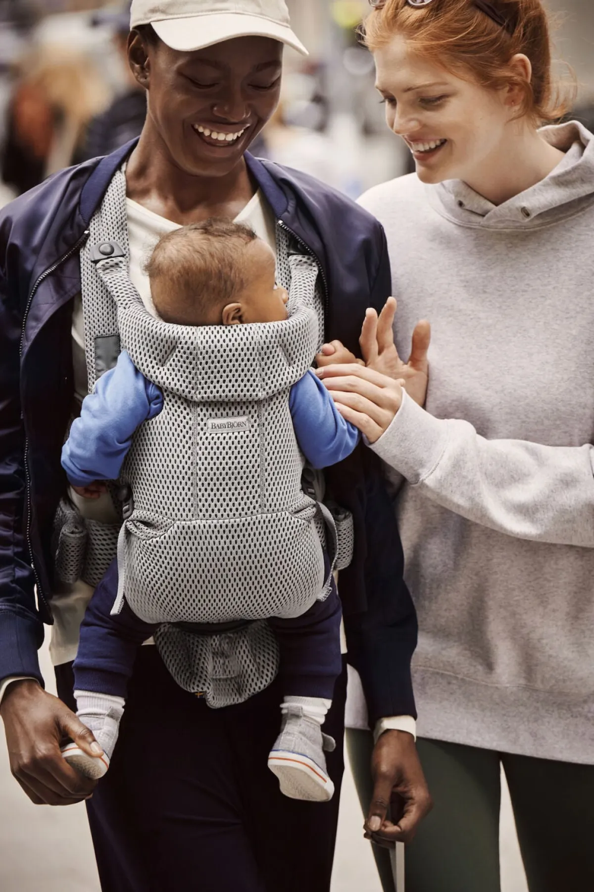 Bæreseler, Strækvikler & Bærestole|BABYBJORN BabyBjörn Move Bæresele 3D Mesh, Grey Grå