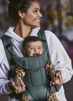 Bæreseler, Strækvikler & Bærestole|BABYBJORN BabyBjörn Move Bæresele 3D Mesh, Sage Green Grøn