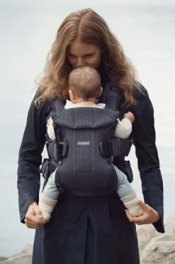 Bæreseler, Strækvikler & Bærestole|BABYBJORN BabyBjörn One Air Bæresele Mesh, Antracitgrå Grå