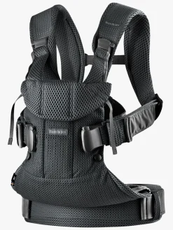 Bæreseler, Strækvikler & Bærestole|BABYBJORN BabyBjörn One Air Bæresele Mesh, Sort