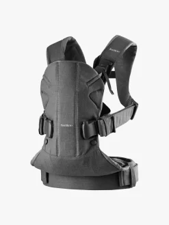 Bæreseler, Strækvikler & Bærestole|BABYBJORN BabyBjörn One Bæresele Cotton Mix, Denim/Mørkegrå