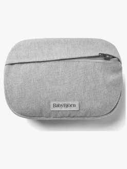 BABYBJORN Bæreseler, Strækvikler & Bærestole-BabyBjörn Opbevaringslomme Bæresele Woven, Light Grey Melange