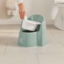 Badeværelset|BABYBJORN BabyBjörn Pottestol, Deep Green/White Grøn