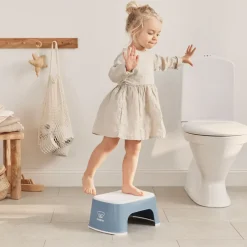 Badeværelset|BABYBJORN BabyBjörn Skammel, Blue/White Blå