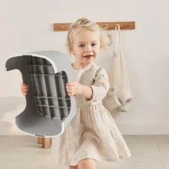 Badeværelset|BABYBJORN BabyBjörn Skammel, Grey/White Grå