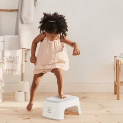 Badeværelset|BABYBJORN BabyBjörn Skammel, White/Grey Hvid