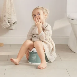 Badeværelset|BABYBJORN BabyBjörn Smart Potte, Deep Green/White Grøn