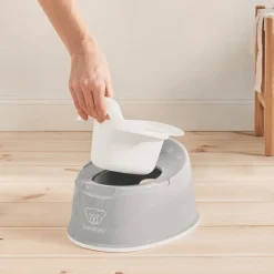 Badeværelset|BABYBJORN BabyBjörn Smart Potte, Grey/White Grå