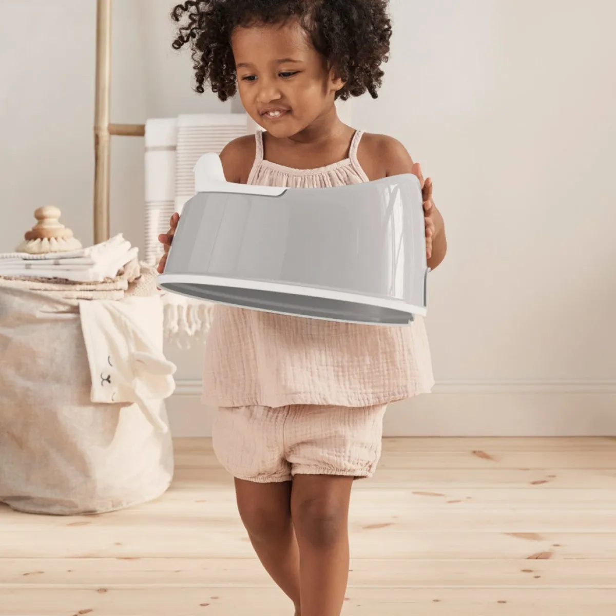 Badeværelset|BABYBJORN BabyBjörn Smart Potte, Grey/White Grå