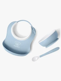 Spisetid|BABYBJORN BabyBjörn Spisesæt 3 Dele, Lys Blå Blå