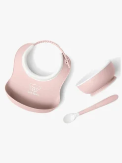 Spisetid|BABYBJORN BabyBjörn Spisesæt 3 Dele, Lys Rosa Lyserød