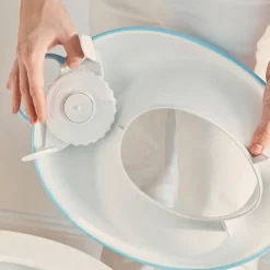 Badeværelset|BABYBJORN BabyBjörn Toiletsæde til Børn, Hvid/Turkis Blå/Hvid