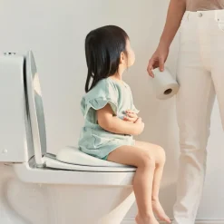 Badeværelset|BABYBJORN BabyBjörn Toiletsæde til Børn, Hvid/Grå Grå/Hvid