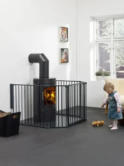 Sikkerhed|BabyDan Flex XL Skruegitter, Sort