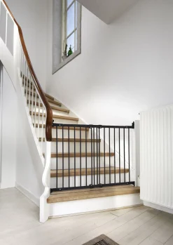 Sikkerhed|BabyDan Flexi Fit Skruegitter Metal, Sort