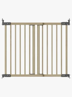 Sikkerhed|BabyDan Flexi Fit Skruegitter, Wood Deluxe Brun