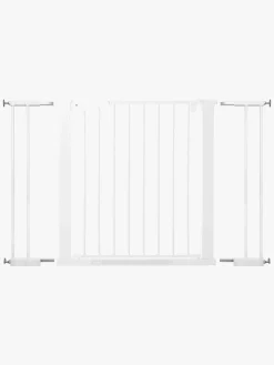 Sikkerhed|BabyDan Premier Sikkerhedsgitter + 4 Forlængerdele, Hvid