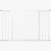 Sikkerhed|BabyDan Premier Sikkerhedsgitter + 6 Forlængerdele, Hvid