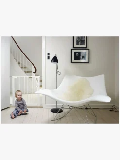 Sikkerhed|BabyDan Sikkerhedsgitter Premier m. 2 Forlængere, Hvid