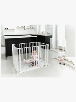 Sikkerhed|BabyDan Square Kravlegård 105x72x71 cm, Hvid