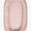 Børnesenge & Tilbehør|BabyMatex Babynest i Musselin 55 x 80 cm, Lyserød