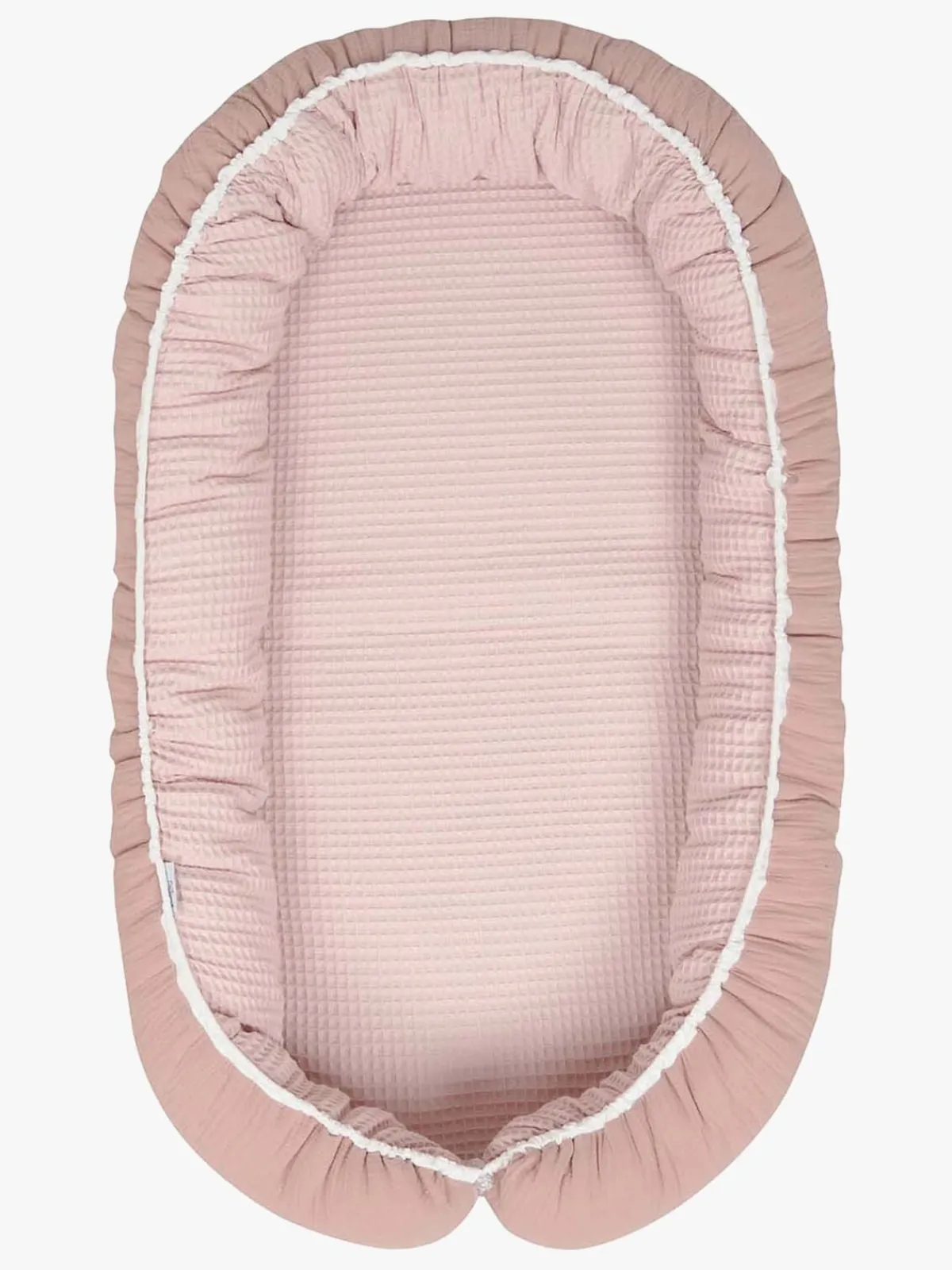 Børnesenge & Tilbehør|BabyMatex Babynest i Musselin 55 x 80 cm, Lyserød