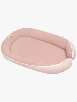 Børnesenge & Tilbehør|BabyMatex Babynest i Musselin 55 x 80 cm, Lyserød