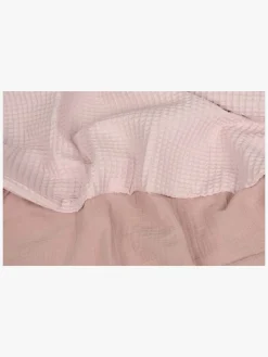 Børnesenge & Tilbehør|BabyMatex Babynest i Musselin 55 x 80 cm, Lyserød