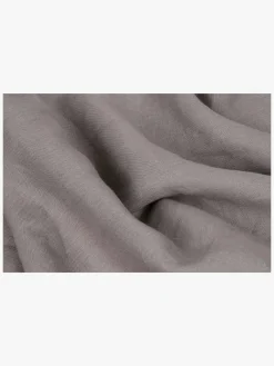 Børn BabyMatex Interiør-Babytæppe i Hør 75 x 100 cm, Mørkegråt