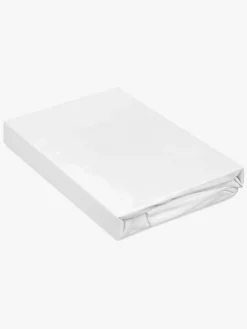 Børn BabyMatex Sengetøj-Bamboo Stræklagen til Juniorseng 70 x 140 cm, Hvid