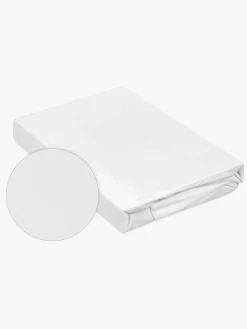 Børn BabyMatex Sengetøj-Bamboo Stræklagen til Juniorseng 70 x 140 cm, Hvid