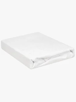 Sengetøj|BabyMatex Classic Frotté Stræklagen til Tremmeseng 60 x 120 cm, Hvid