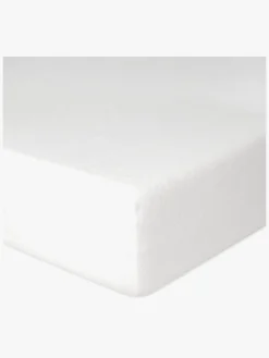 Sengetøj|BabyMatex Classic Frotté Stræklagen til Juniorseng 70x140 cm, Hvid