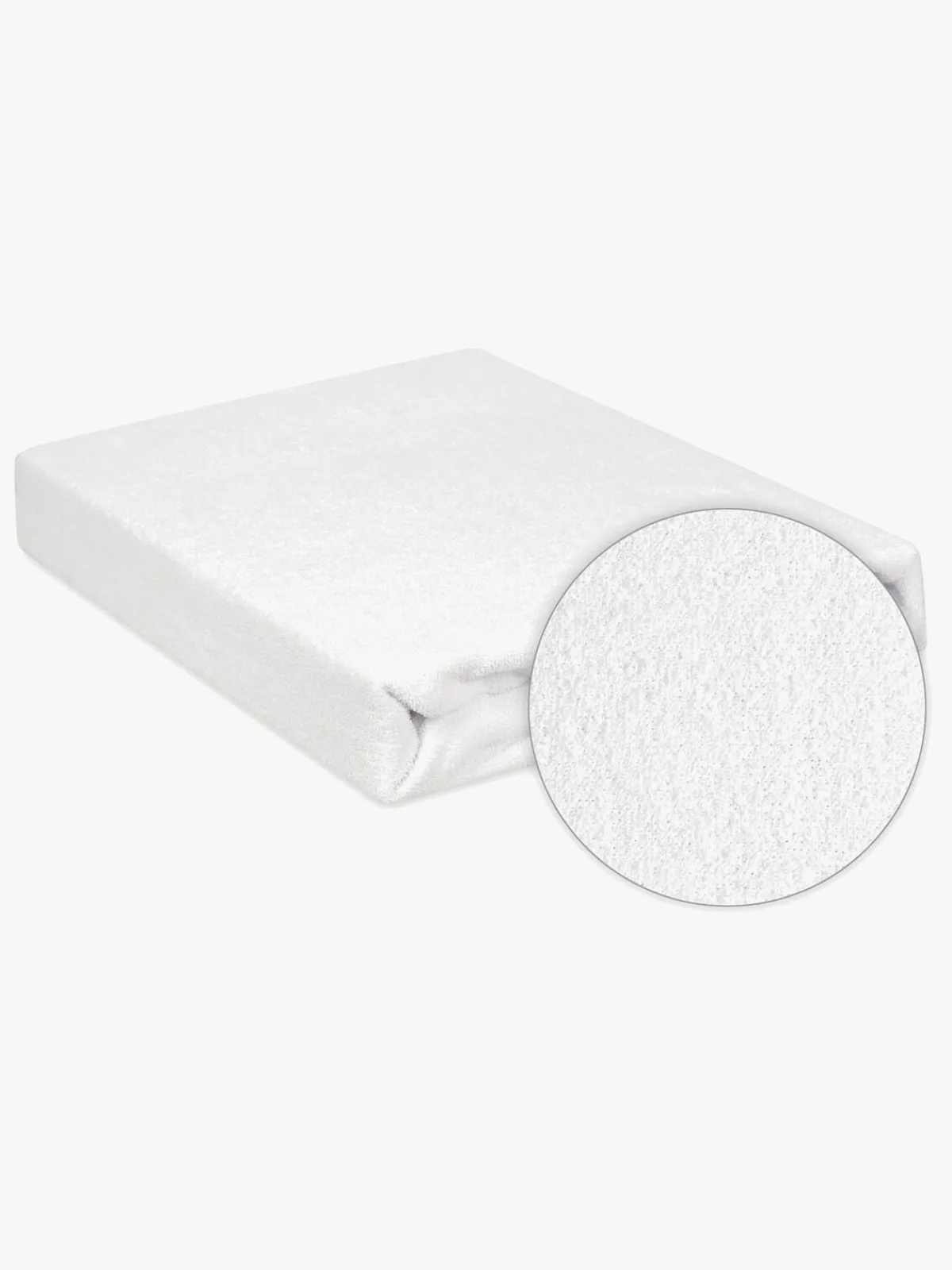 Sengetøj|BabyMatex Classic Frotté Stræklagen til Juniorseng 70x140 cm, Hvid