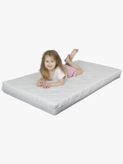 Madrasser|Børnesenge & Tilbehør|BabyMatex Dual Dobbeltsidet Børnemadras i skum 70 x 140 cm Hvid