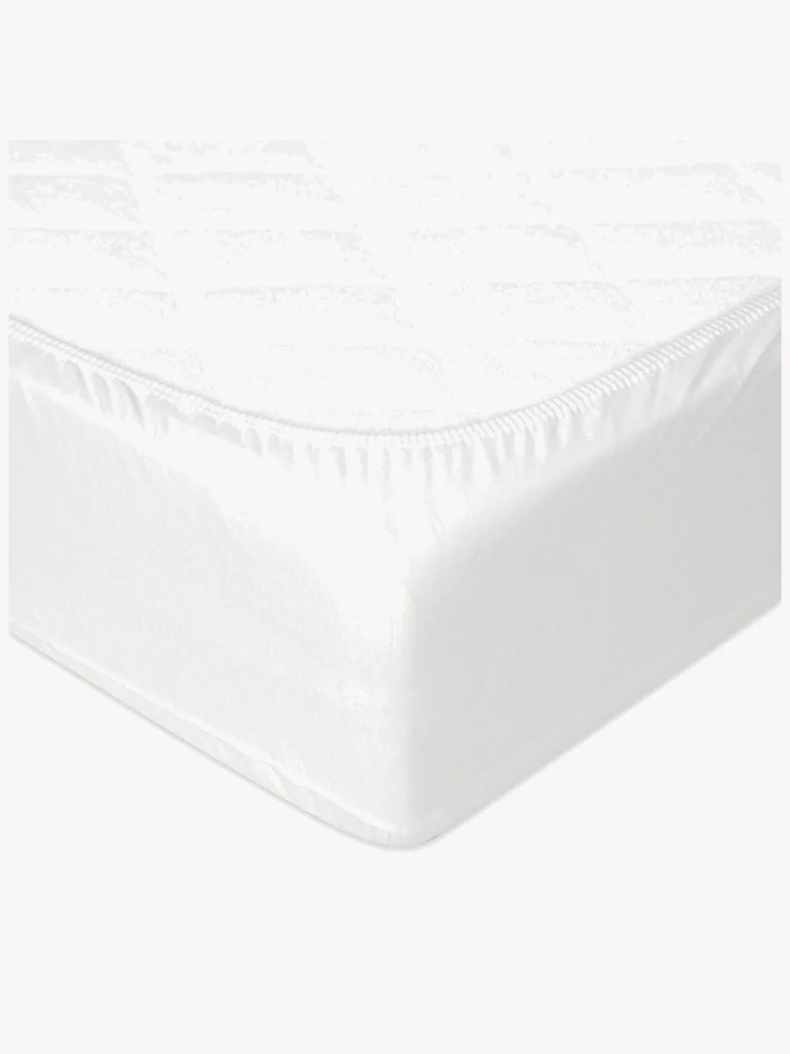 Sengetøj|BabyMatex Hygienic Bamboo Vandtæt Stræklagen til Barneseng 70 x 140 cm, Hvid