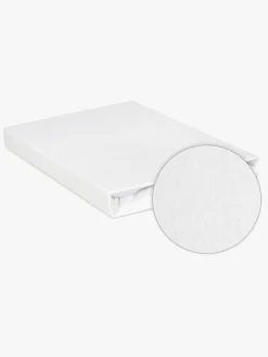 Børn BabyMatex Sengetøj-Hygienic Jersey Vandtæt Stræklagen til Tremmeseng 60 x 120 cm, Hvid