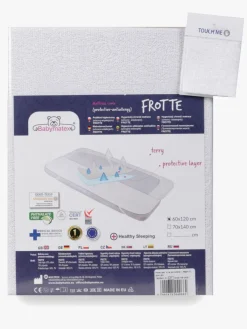 Sengetøj|BabyMatex Hygienic Rullemadras til Juniorseng 70x140 cm Vandtæt, Hvid