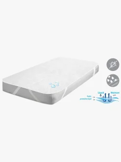Sengetøj|BabyMatex Hygienic Stabile Rullemadras til Juniorseng 70x140 cm Vandtæt, Hvid