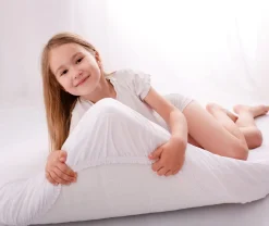 Sengetøj|BabyMatex Jersey Stræklagen til Børnesenge 80 x 160 cm, Hvid