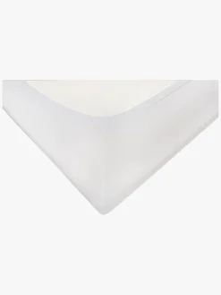 Børn BabyMatex Sengetøj-Satin Stræklagen 90x200, Hvid