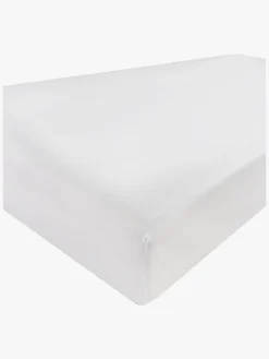 Børn BabyMatex Sengetøj-Satin Stræklagen 90x200, Hvid