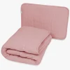 Sengetøj|BabyMatex Sæt med Babydyne 100 x 135 cm & Babypude 40 x 60 cm i Muslin, Pink