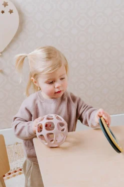 BabysOnly Babylegetøj-Baby's Only Aktivitetsbold, Old Pink