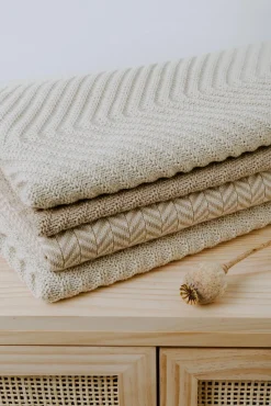 Interiør|BabysOnly Baby's Only Baby Crib Tæppe Grace, Beige