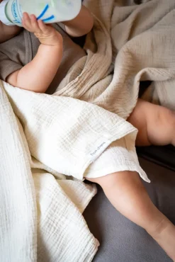 Stofbleer, Nusseklude & Babytæpper|BabysOnly Baby's Only Babysvøb 115x115 2-pak, Tender Clover Beige